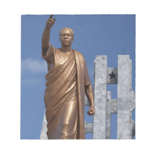 Afrika, Ghana, Accra. Nkrumah Mausoleum, slutlig Anteckningsblock