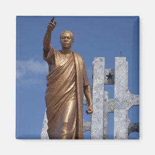Afrika, Ghana, Accra. Nkrumah Mausoleum, slutlig Magnet