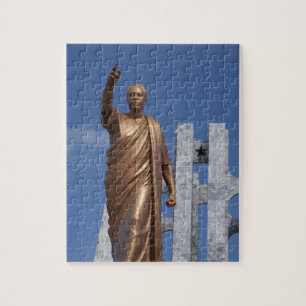 Afrika, Ghana, Accra. Nkrumah Mausoleum, slutlig Pussel