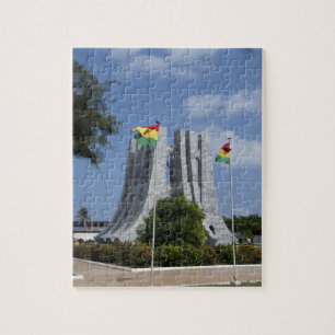 Afrika, Ghana, Accra. Nkrumah Mausoleum, slutliga Pussel