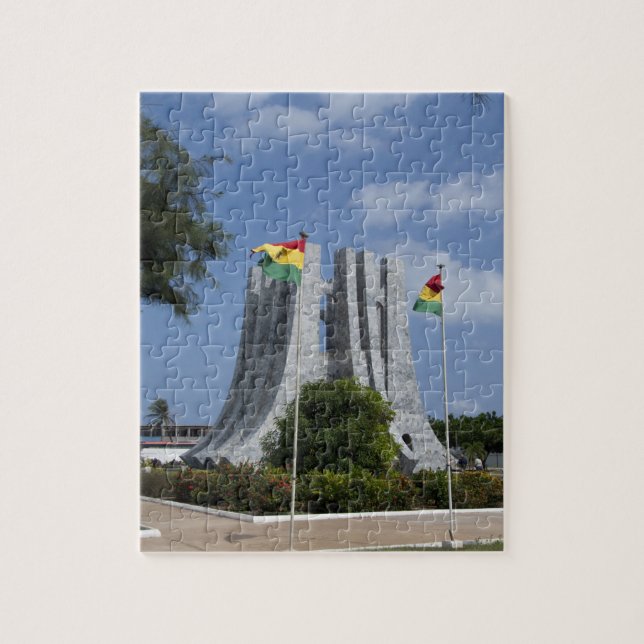 Afrika, Ghana, Accra. Nkrumah Mausoleum, slutliga  Pussel (Vertikal)