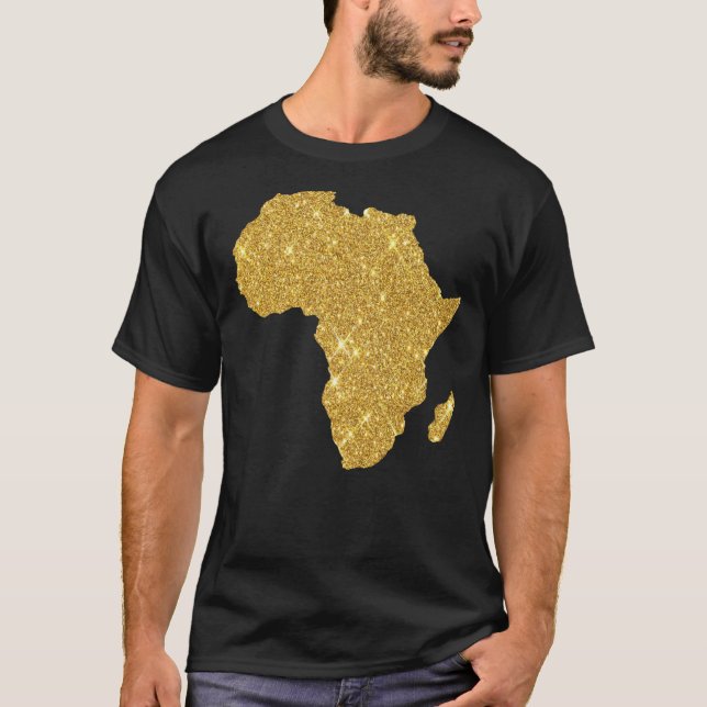 Afrika Guld Karta Essential T-Shirt (Framsida)