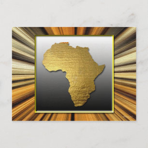 Afrika Guld Vykort