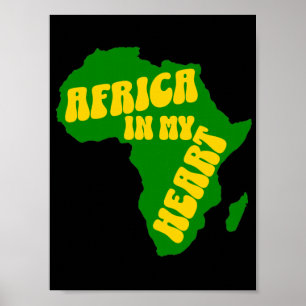 Afrika i Coolans utformning Poster