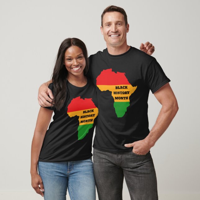 Afrika i färg: ett arv vecklas ut t shirt (Unisex)