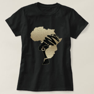 Afrika i guld – Afrocentriskt arv T Shirt