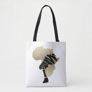 Afrika i guld tygkasse
