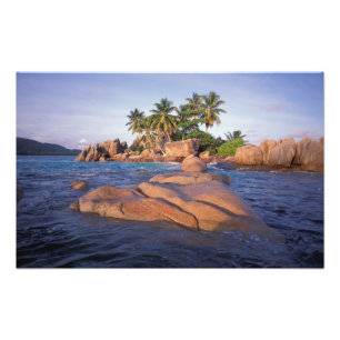 Afrika, Indiska oceanen, Seychellerna, Praslin Fototryck