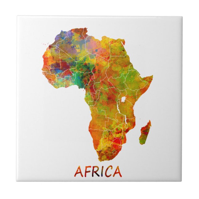Afrika Kakelplatta (Framsidan)