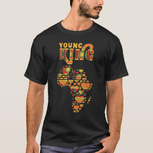 Afrika Kärlek Heart African Kente Manar African Am T Shirt