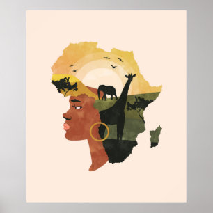 Afrika Kärlek Poster