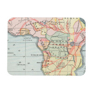 AFRIKA: KARTA 1894 MAGNET