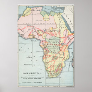 AFRIKA: KARTA, 1894 POSTER
