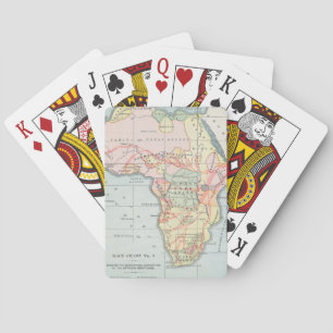 AFRIKA: KARTA, 1894 SPELKORT