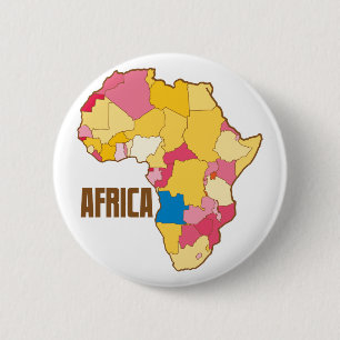AFRIKA karta Knapp