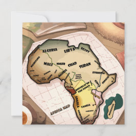 Afrika Karta-kort