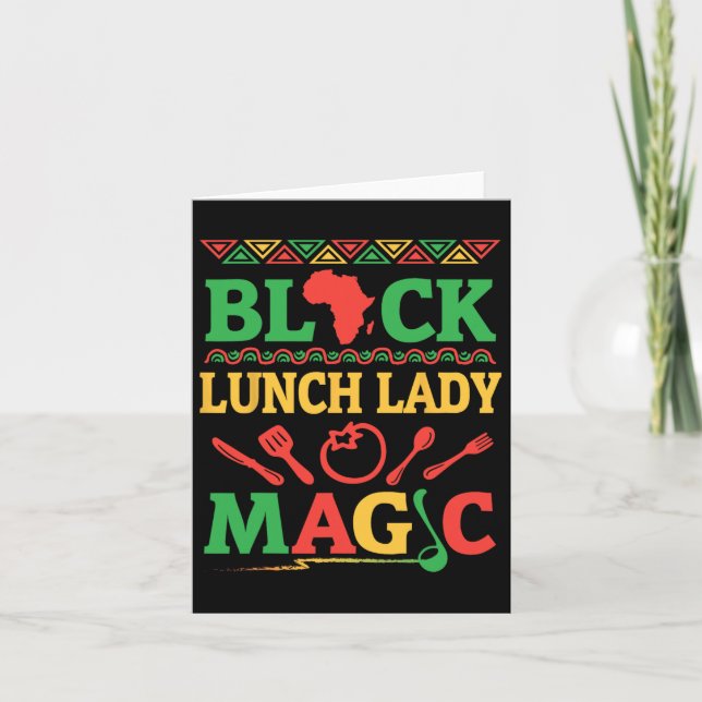 Afrika Karta Pen Bokar History Month Black Lunch L Kort (Framsida)
