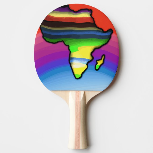 Afrika Karta Pingisracket (Framsidan)