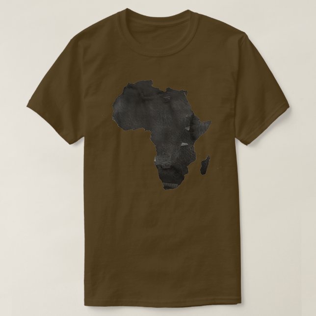 Afrika Karta Skriv ut African Karta Afrika Wall Ar T Shirt (Design framsida)
