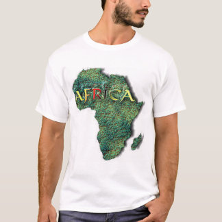 afrika-karta t-shirt