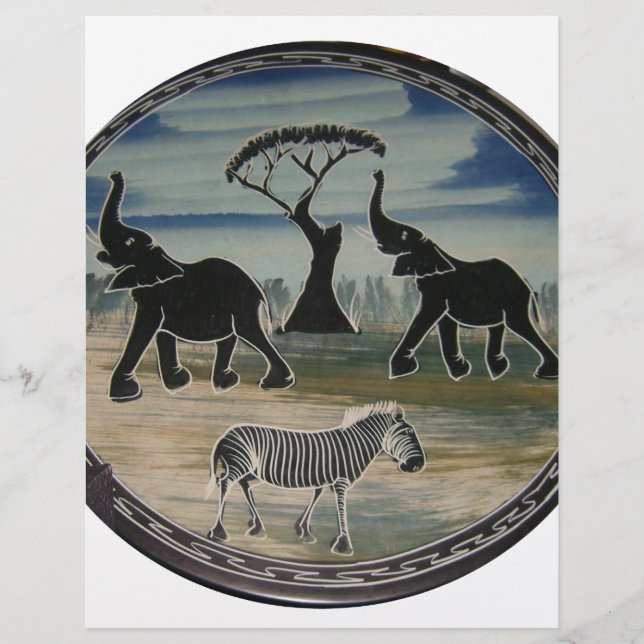 Afrika Kenya Benice Elegant Wildlife (Framsida)