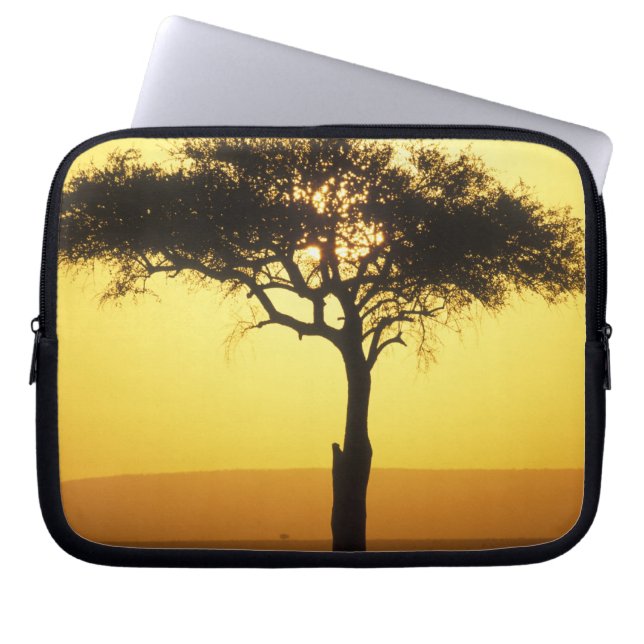 Afrika, Kenya, Masai Mara Game Reserve, Stigning Laptop Sleeve (Framsidan)