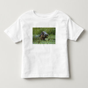Afrika, Kenya, Masai Mara NR. En flodhästmoder Tee Shirt