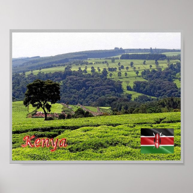 Afrika - Kenya - Panorama - Poster (Framsidan)