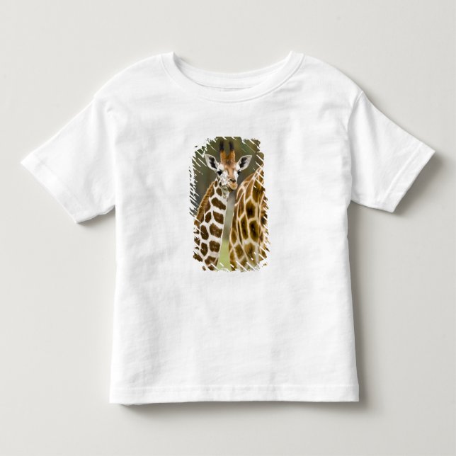 Afrika. Kenya. Rothschild's Giraffe baby Tee (Framsida)