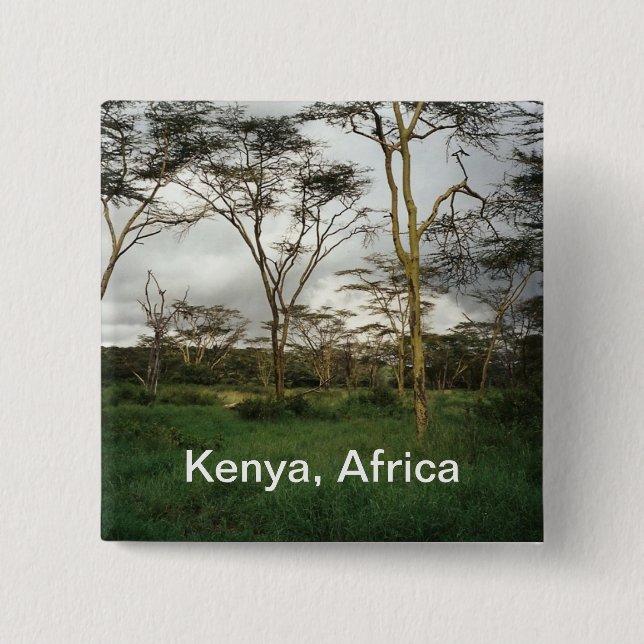 Afrika Kenya vild mark Knapp (Framsida)
