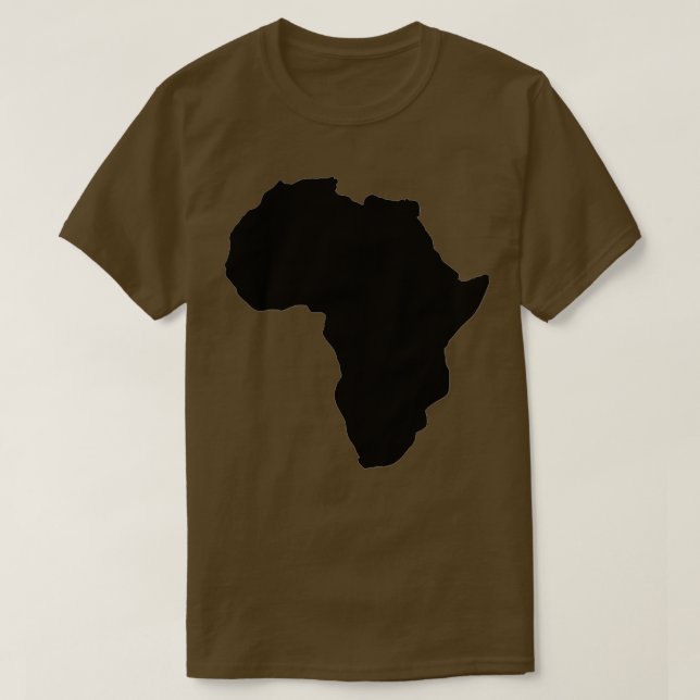 Afrika Kontinent 1 T Shirt (Design framsida)