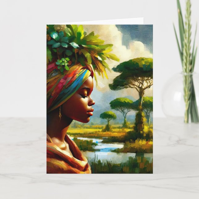 Afrika Kort (Framsida)