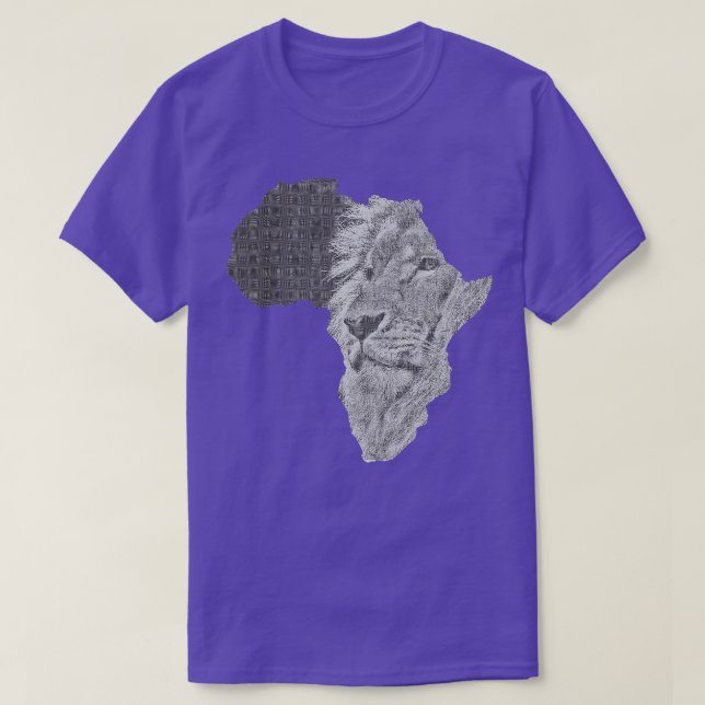 Afrika Lejon Engrave African Safari Tee (Design framsida)
