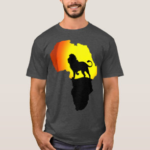 Afrika Lejona syddjur Karta Pappa Stora fem Safari T Shirt