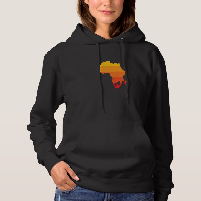 Afrika Lion Zoo Rovdjurskung Safari T Shirt (Framsida)
