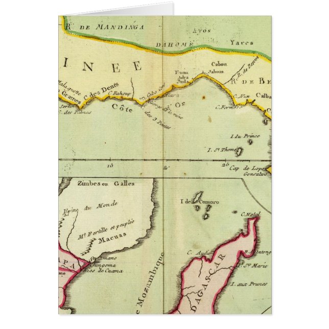 Afrika, Madagaskar Hälsningskort (Framsidan)