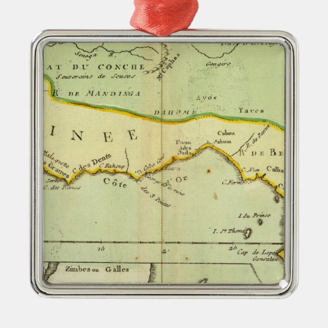 Afrika, Madagaskar Julgransprydnad Metall (Framsidan)