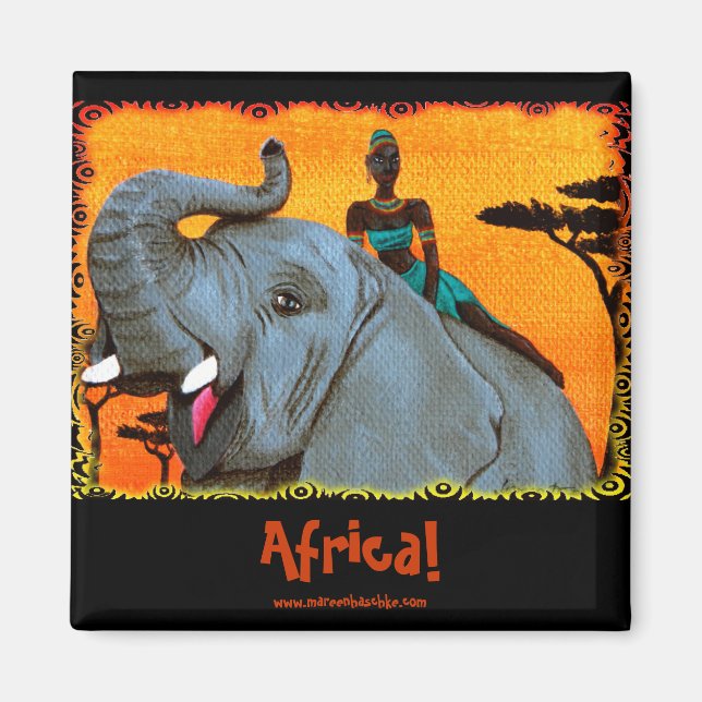 "Afrika!" Magnet (Framsidan)