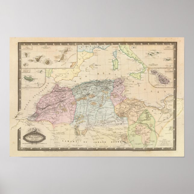 Afrika, Marocko Poster (Framsidan)