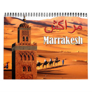 Afrika - MARRAKECH - Marocko - Kalender