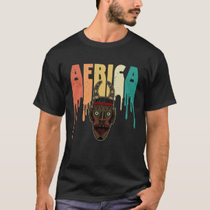 Afrika Mask African Afro History Reggae Melanin 1 T Shirt
