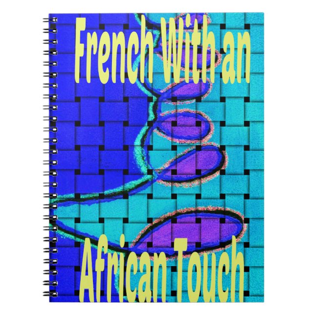 Afrika med Fransk Touch Anteckningsbok (Framsidan)
