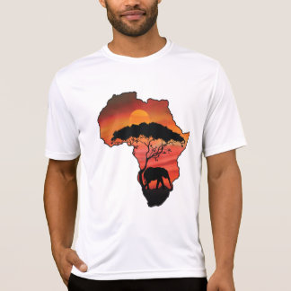 Afrika med Giraffe T Shirt