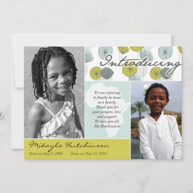 Afrika-meddelande: Retro-utskrifter Meddelande (Framsida)