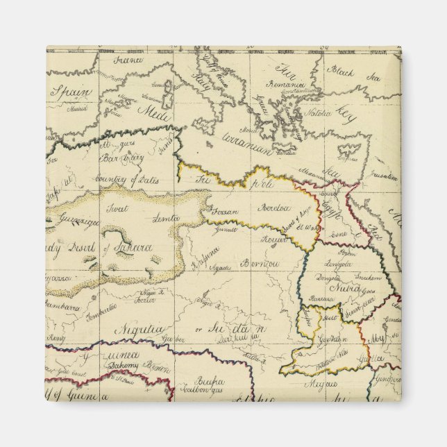 Afrika, Medelhavsområdet Magnet (Framsidan)