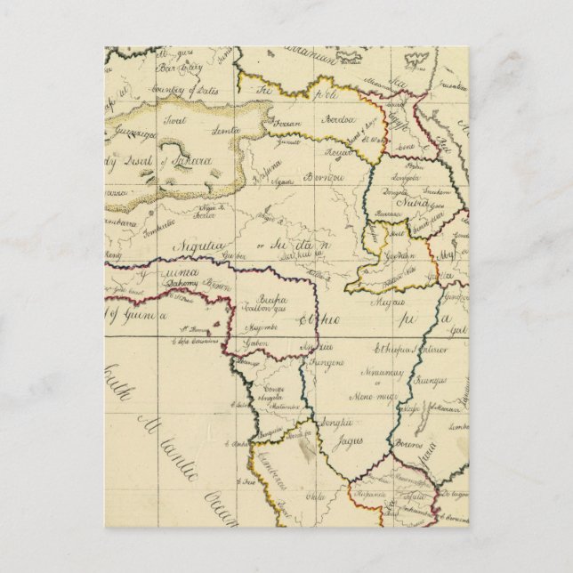 Afrika, Medelhavsområdet Vykort (Framsida)