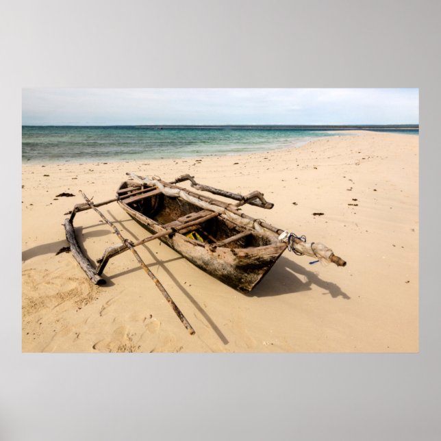 Afrika, Moçambique, Mogundula-ön Poster (Framsidan)