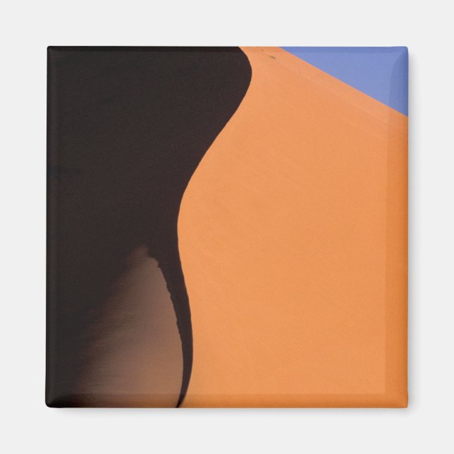 Afrika, Namibia, Kvällsljus på sanddyner, Magnet (Framsidan)