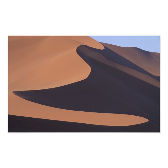 Afrika, Namibia, Namiböknen. Sossusvlei. Fototryck (Framsidan)