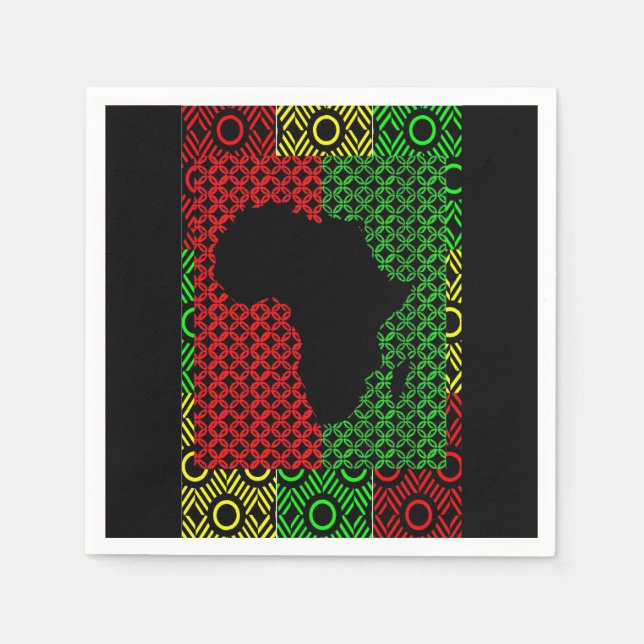 AFRIKA NAPKINS PAPPERSSERVETT (Framsidan)